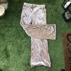 Crushed Velvet Pants